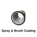 Spray & Brush Coating for Pipes Pipe Repair