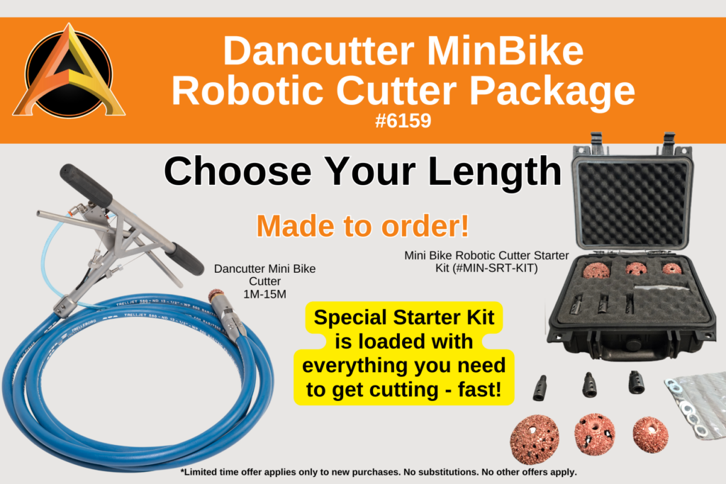 Dancutter MiniBike Robotic Pipe Cutter Package