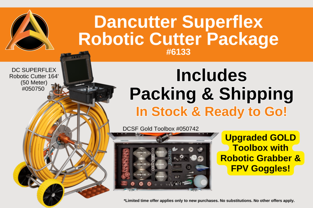 Dancutter Superflex Robotic Pipe Cutter Package