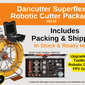 Dancutter Superflex Robotic Pipe Cutter Package