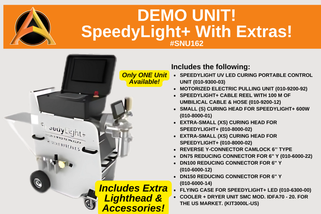 Demo Sale Sewertronics SpeedyLight UV pipelining Package